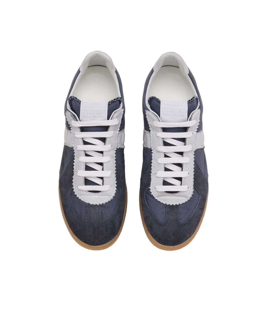 Maison Margiela Blue Replica Low-Top Sneakers for men
