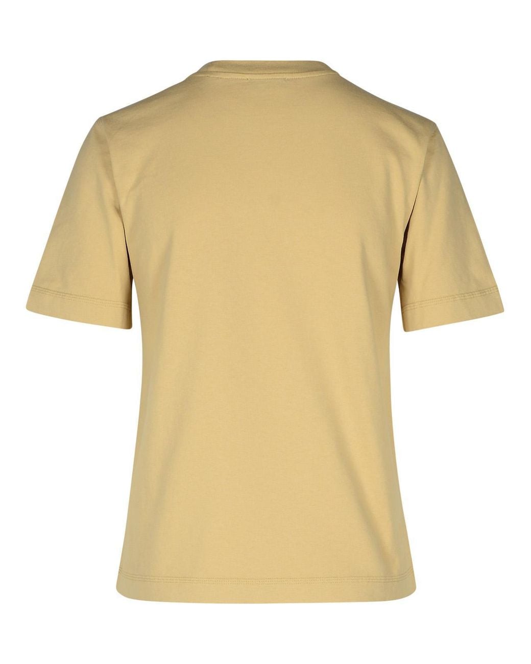 Burberry Natural Logo-Embroidered Crewneck T-Shirt