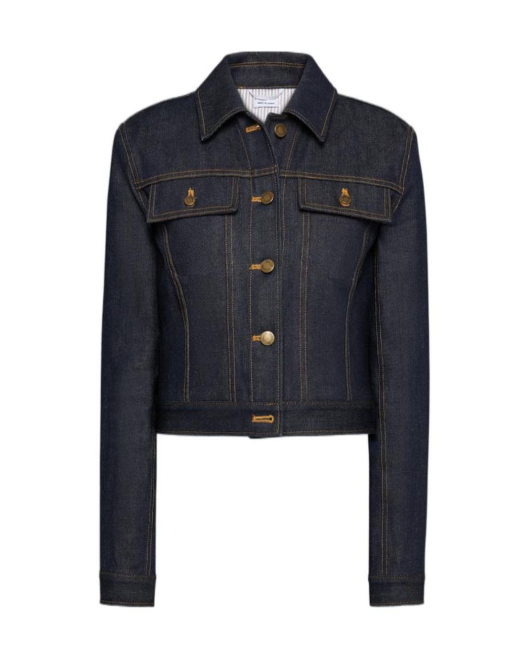 Thom Browne Blue Buttoned Denim Jacket