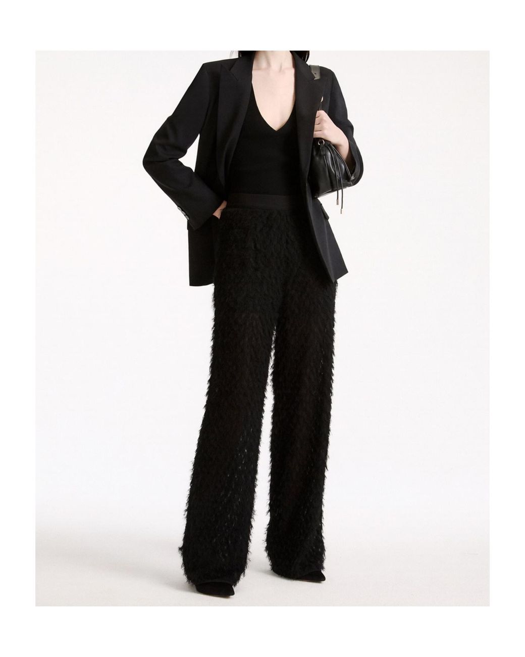 Marella Black Single-Breasted Blazer