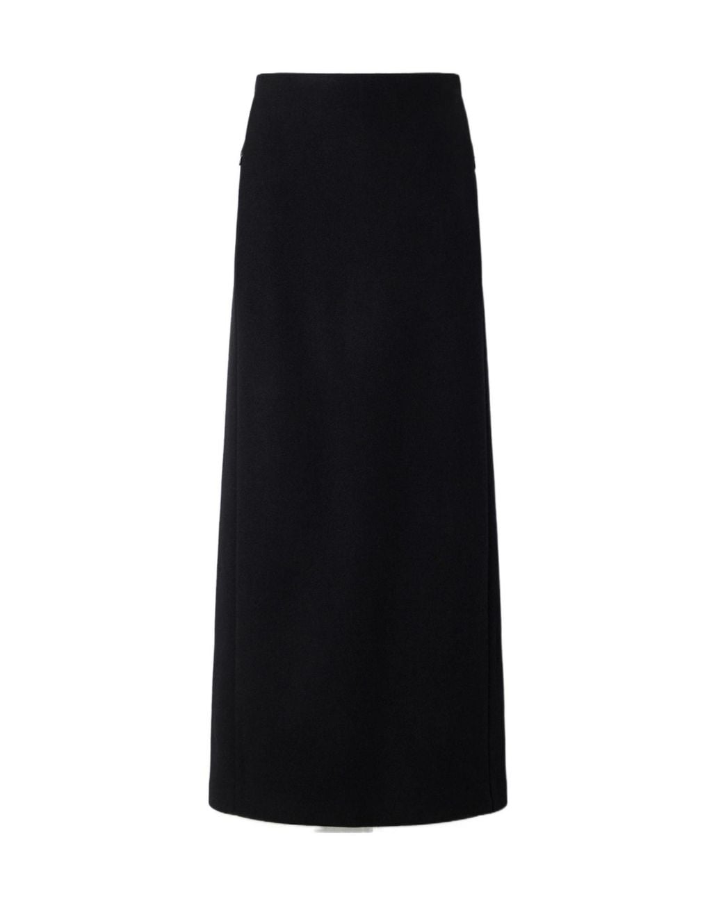 Alaïa Black Lightweight Wool-Felt Pencil Skirt