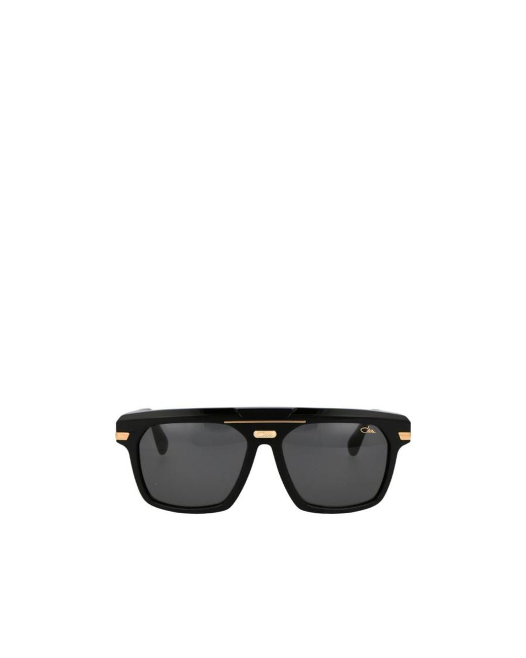 Cazal Black Shield-Frame Sunglasses for men