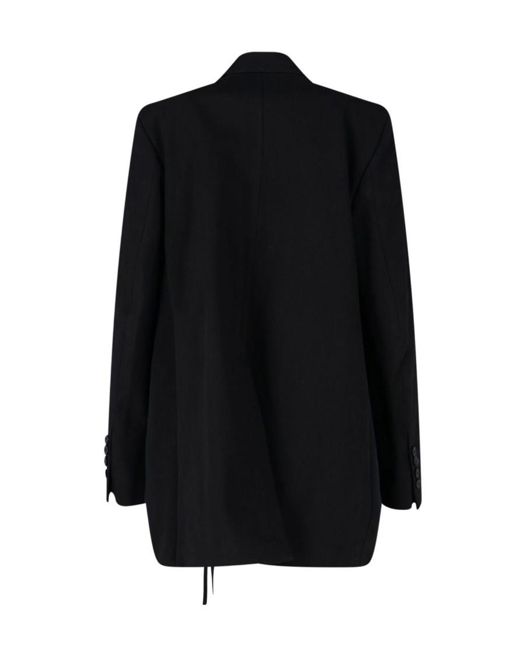 Ann Demeulemeester Black Agnes Single-Breasted Suit Jacket