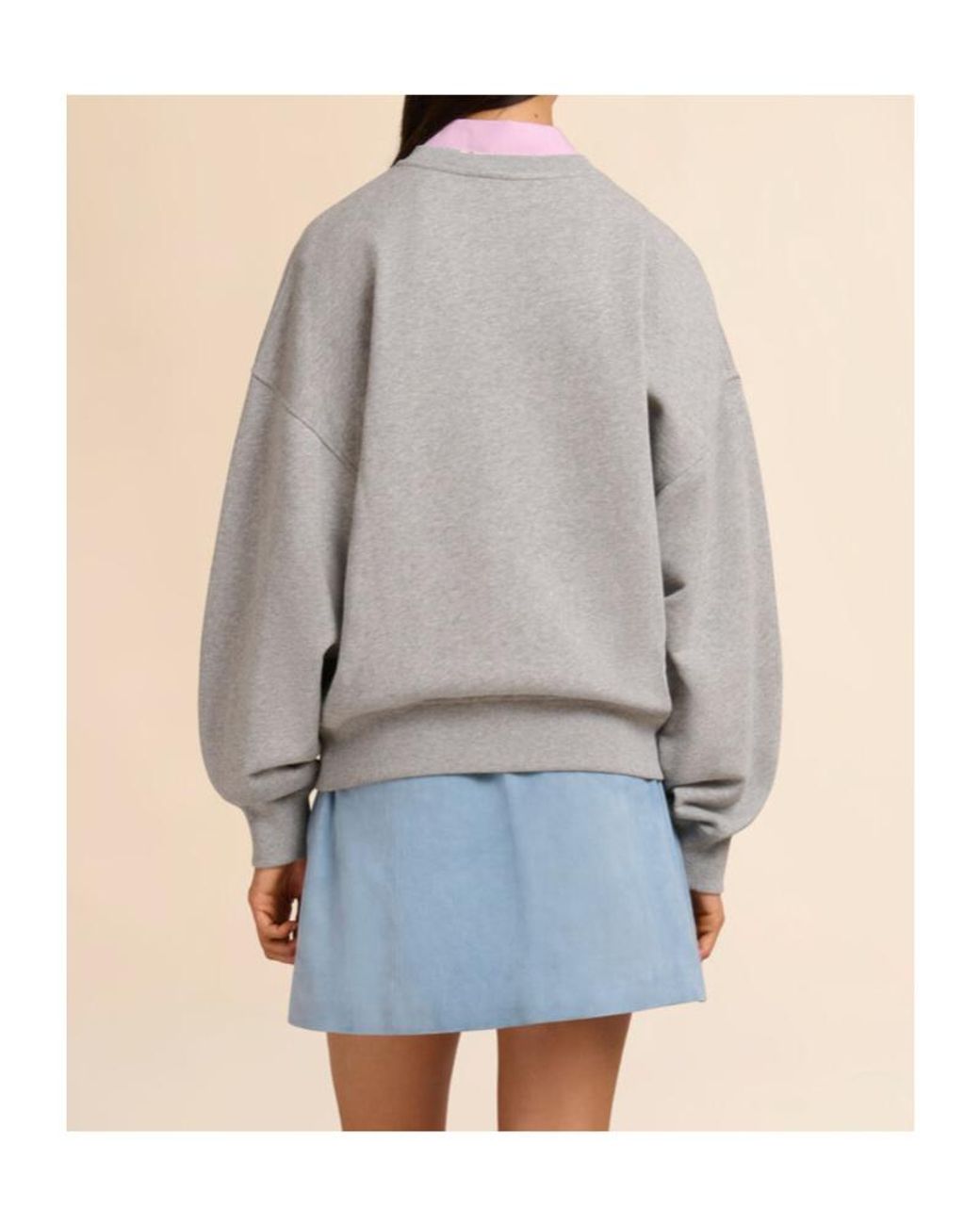 Marni Gray Cotton Sweatshirt With Melodia Floral Print