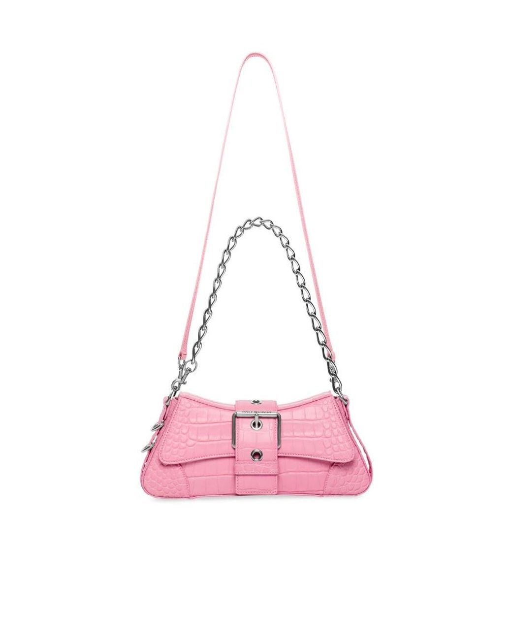 Balenciaga Pink Lindsay Small Shoulder Bag
