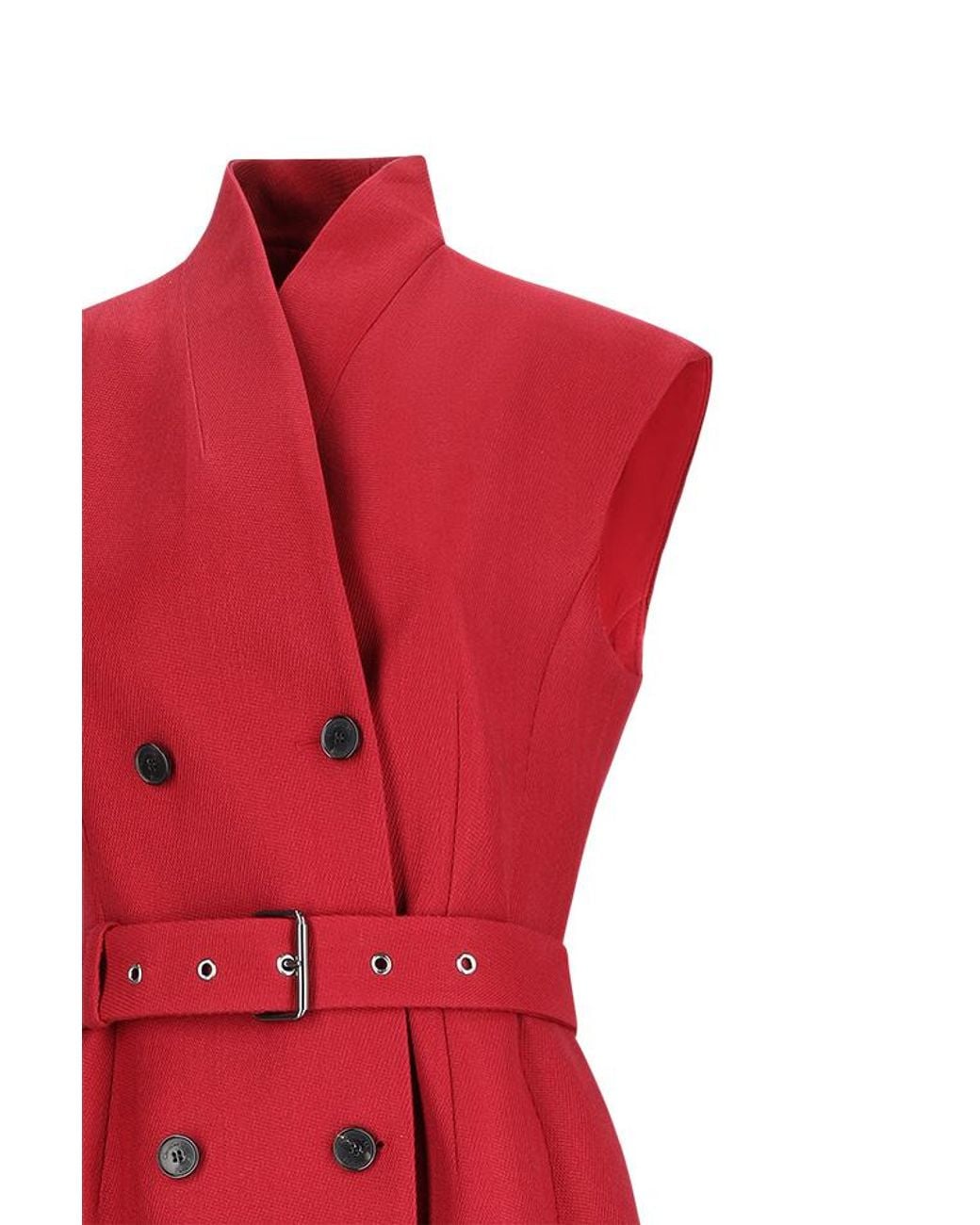 Dior Red Mid-Length Blazer Dress