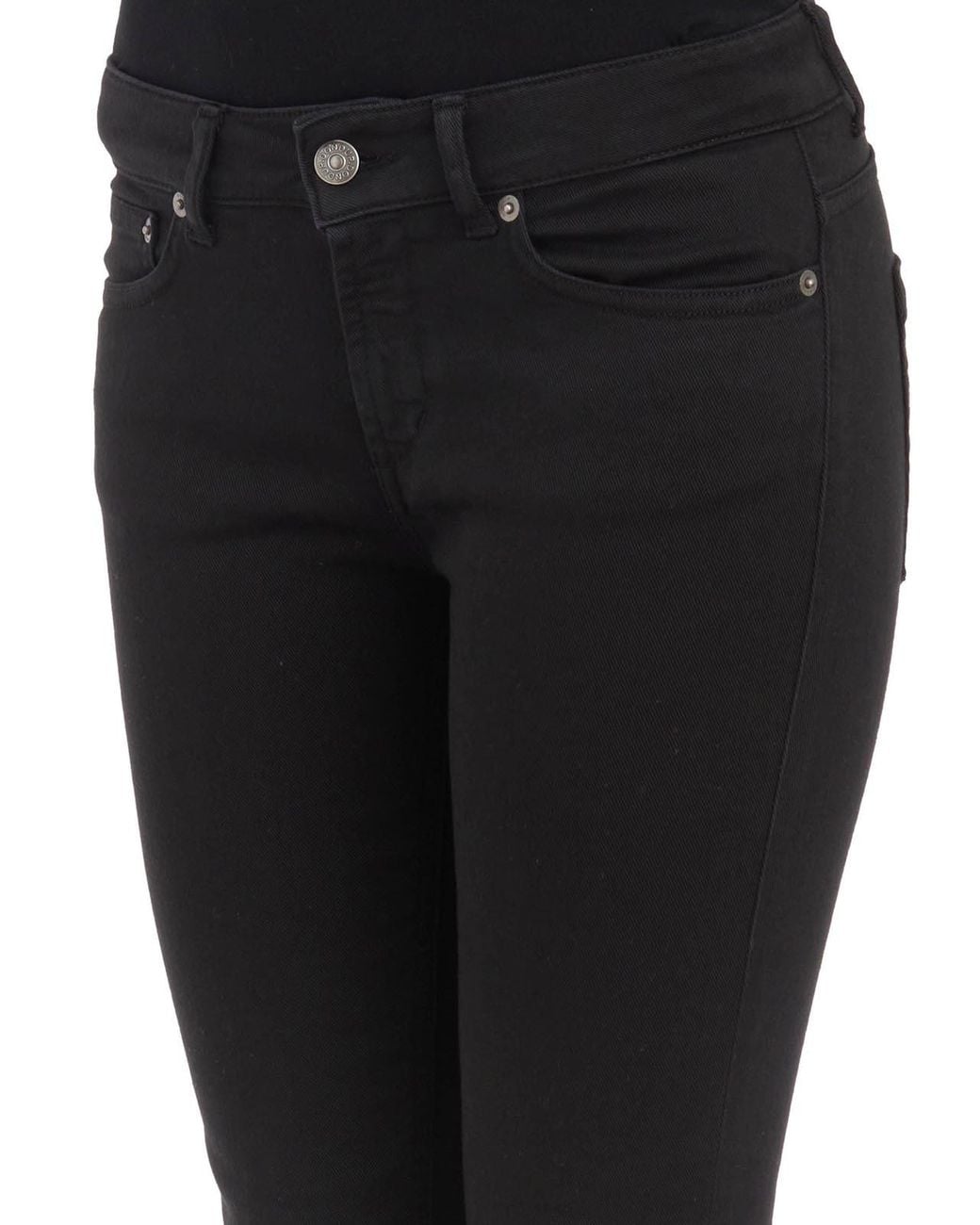 Dondup Black Five-Pocket Jeans