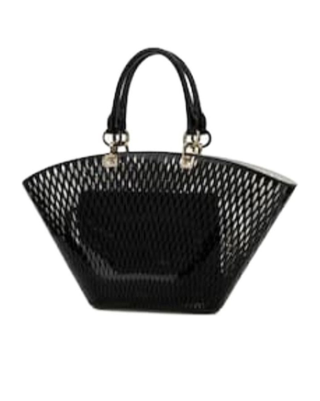 Tom Ford Black Cut Out Medium Panier Bag