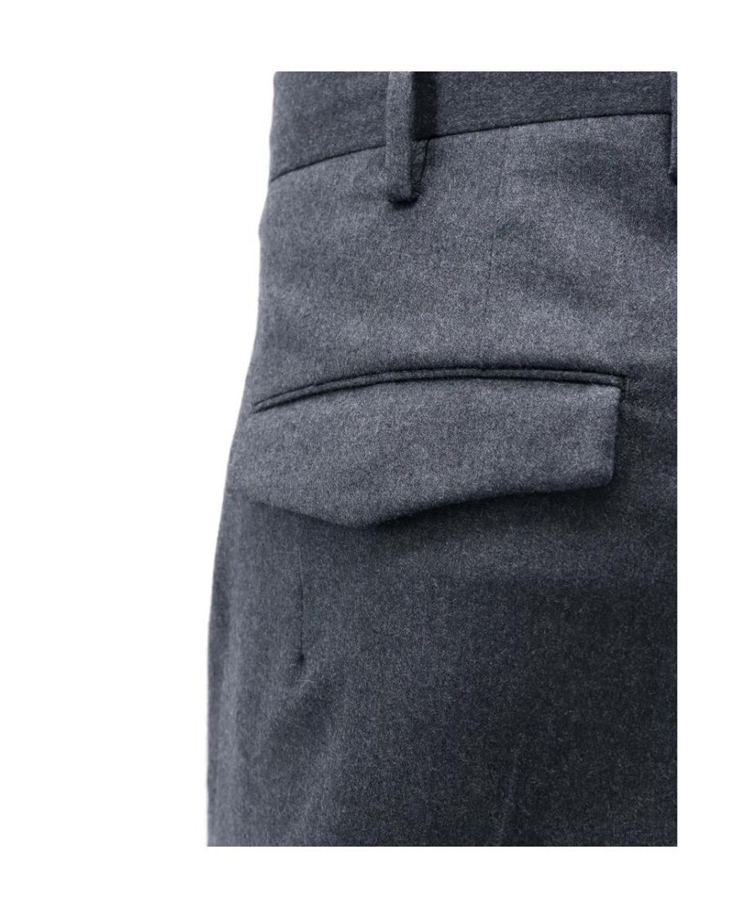 Pt Pantaloni Blue Pt Torino Master Fit Turn-Up Pants for men