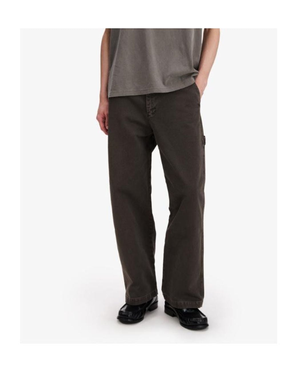 A.P.C. Gray Relaxed Workwear Pants for men