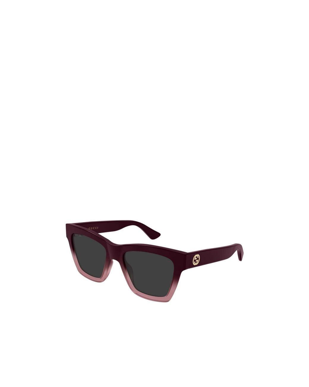 Gucci Purple Eyewear Square-Frame Sunglasses