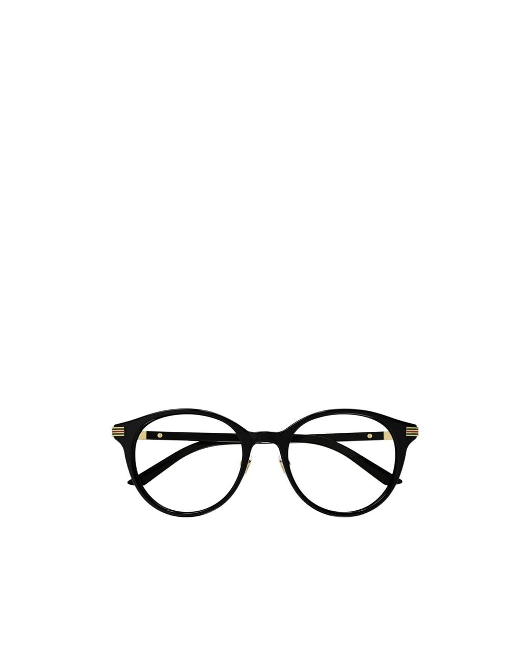 Gucci White Eyewear Round-Frame Glasses