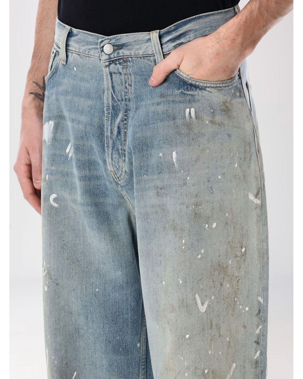 Acne Blue Denim Cotton Jeans