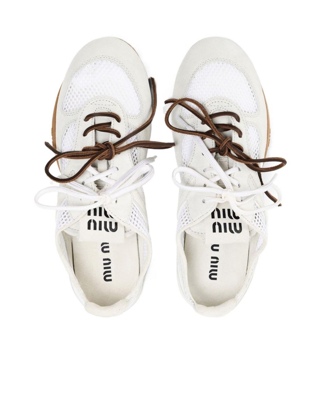 Acne White Gymnasium Trainers