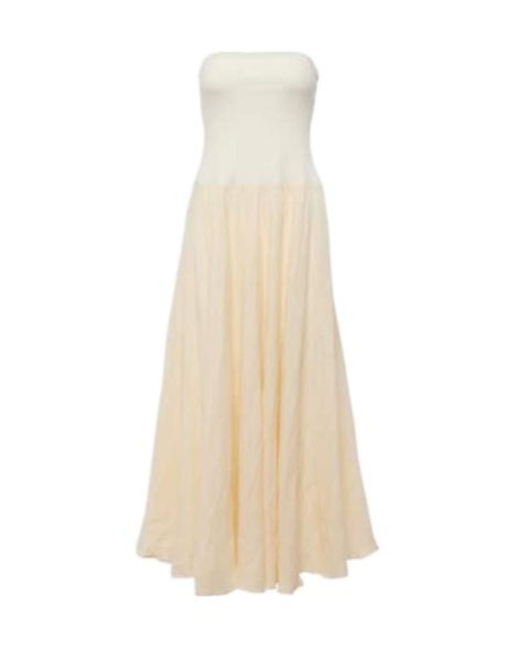 Johanna Ortiz White Linen-Blend Maxi Dress