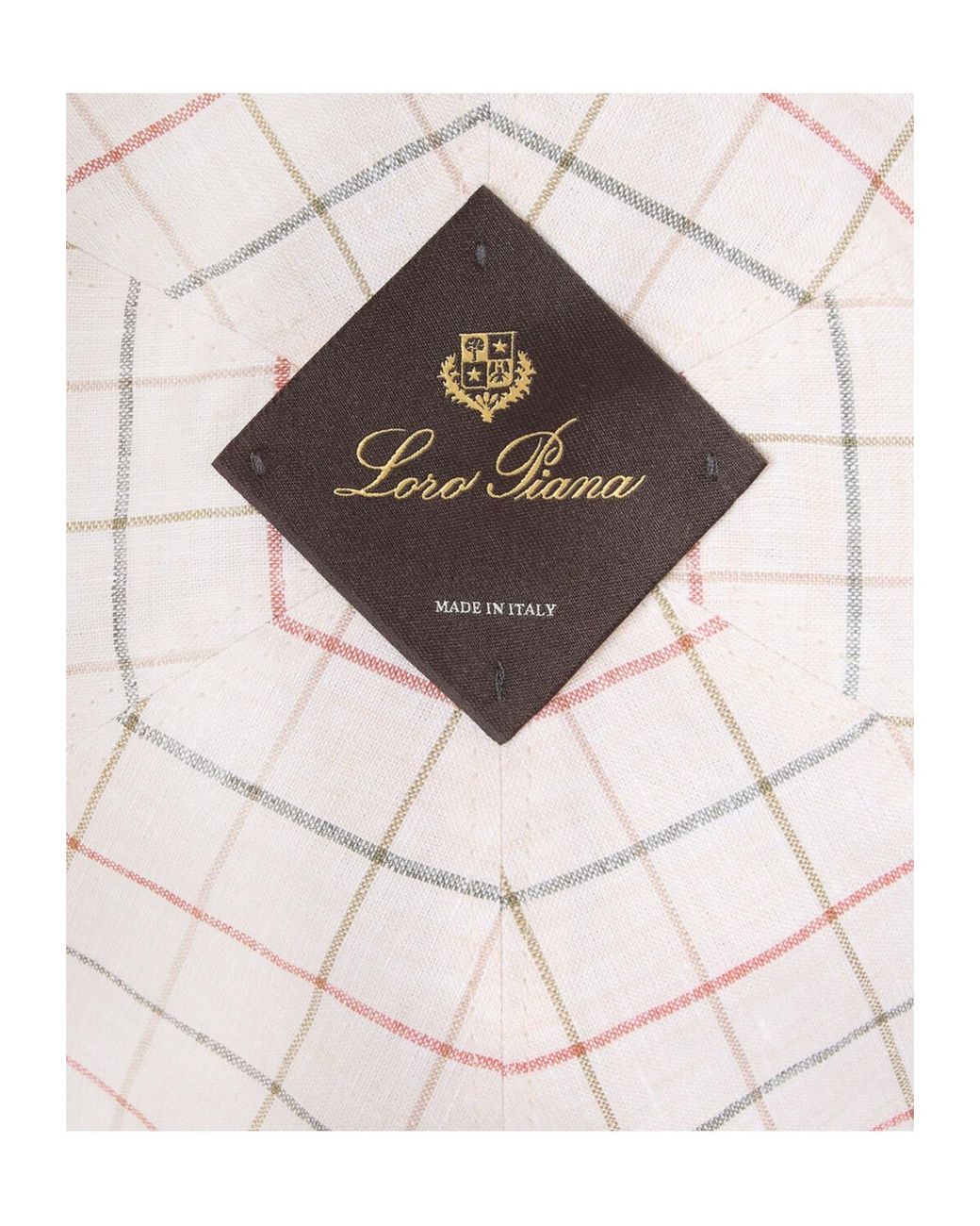 Loro Piana Brown Baseball Cap for men