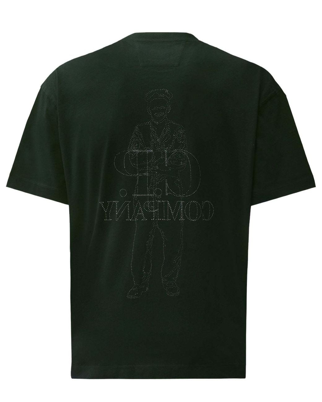 C P Company Green Short-Sleeved T-Shirt for men