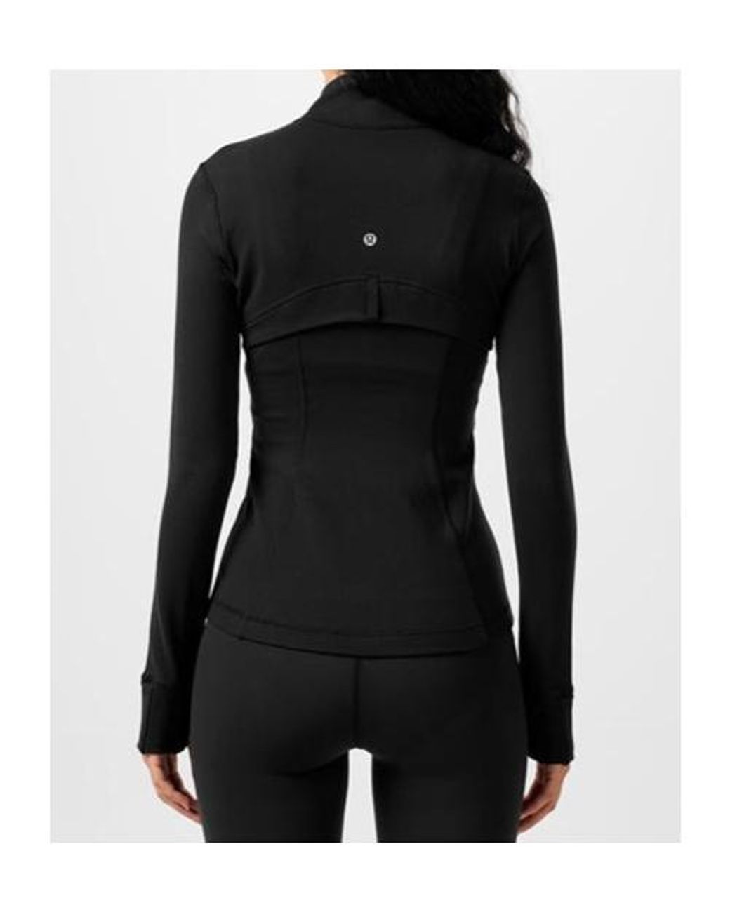 lululemon athletica Black Logo Nylon Luon Define Jacket