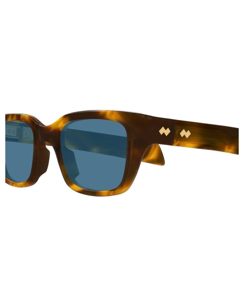 Bottega Veneta Blue Eyewear Rectangle Frame Sunglasses for men