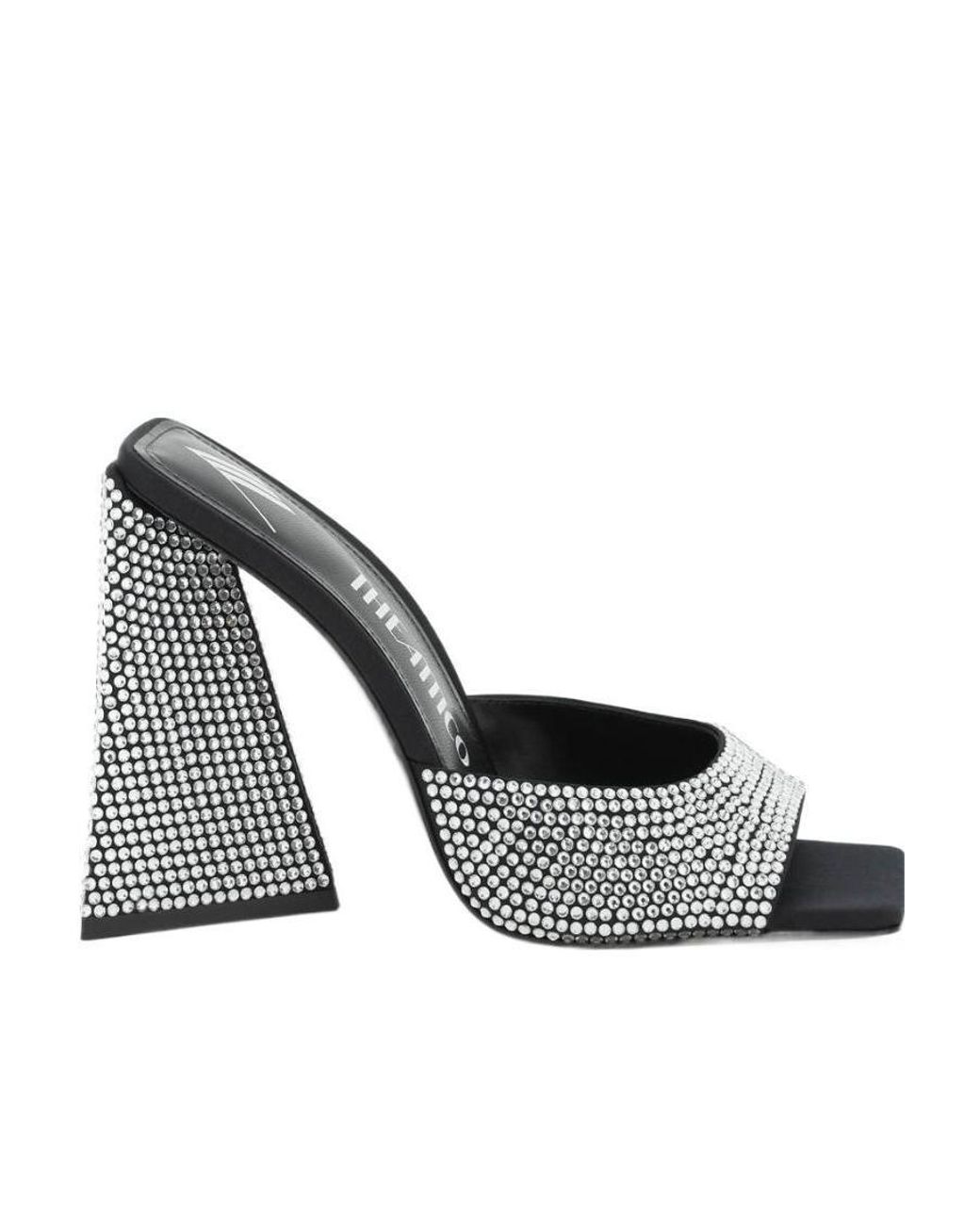 The Attico Multicolor The Devon Embellished Slip-On Mules