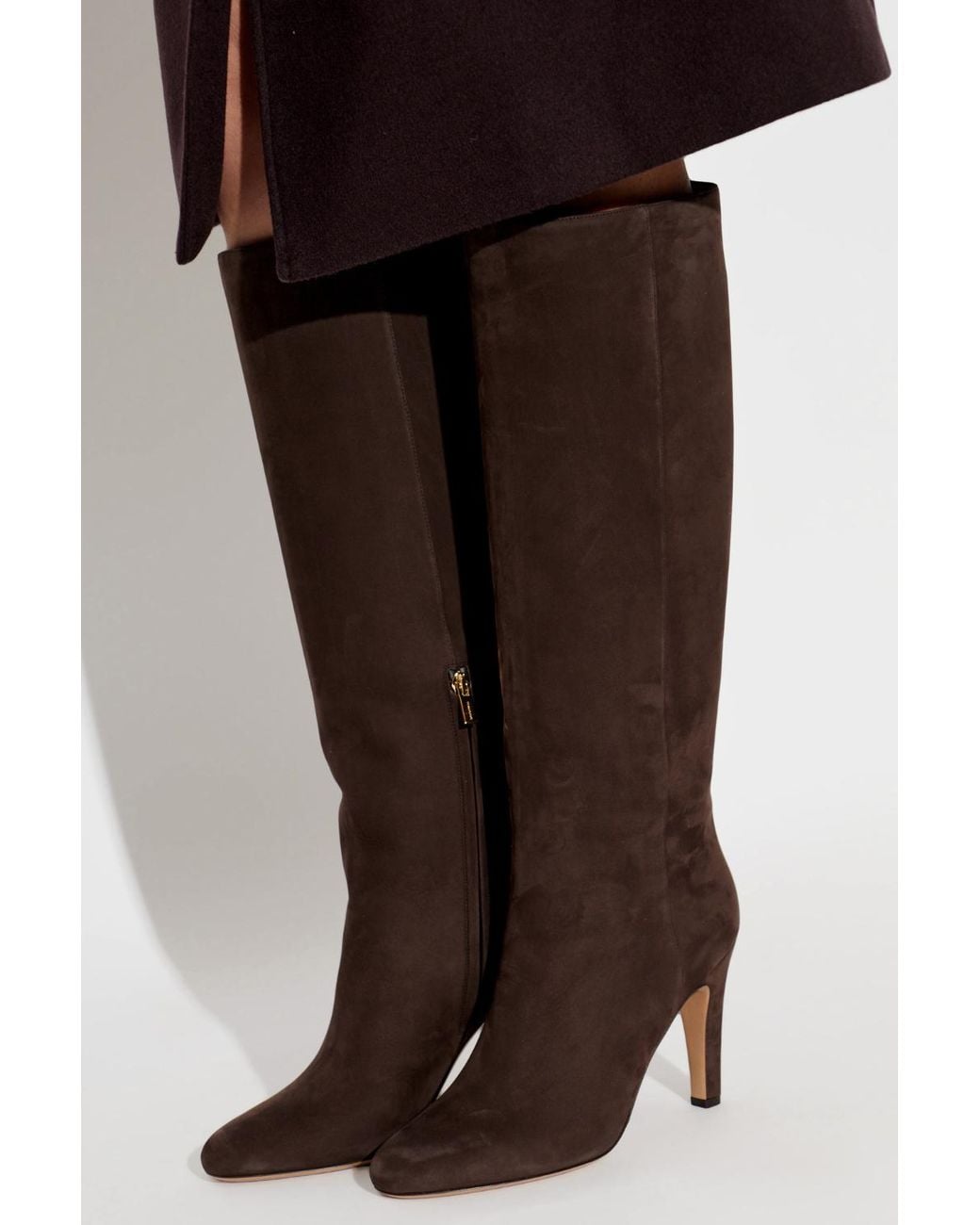 Ferragamo Black Knee High Boot