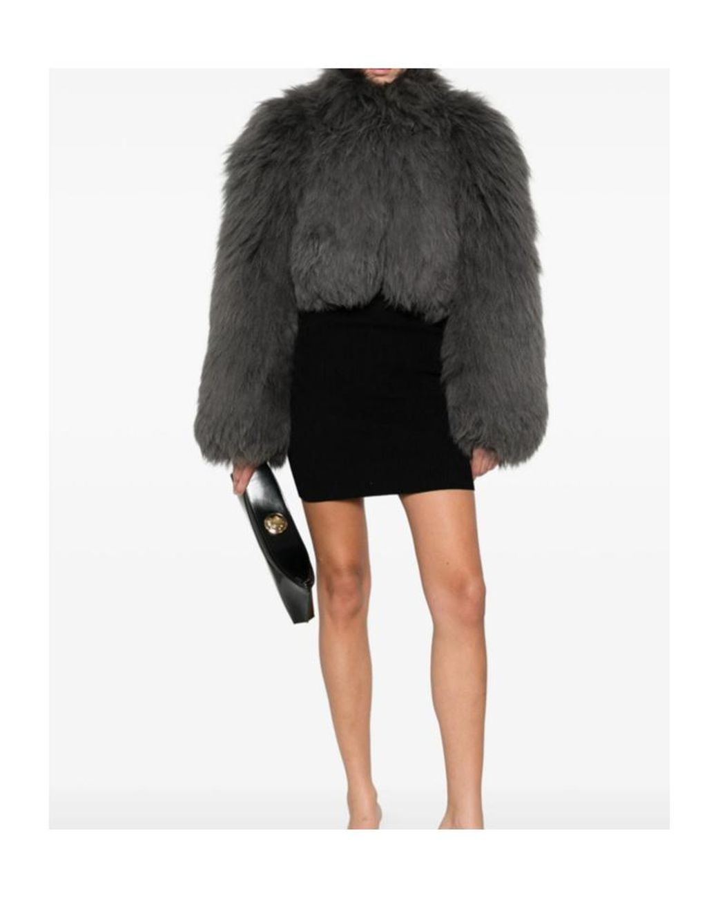 Alaïa Gray Long-Sleeved Jacket