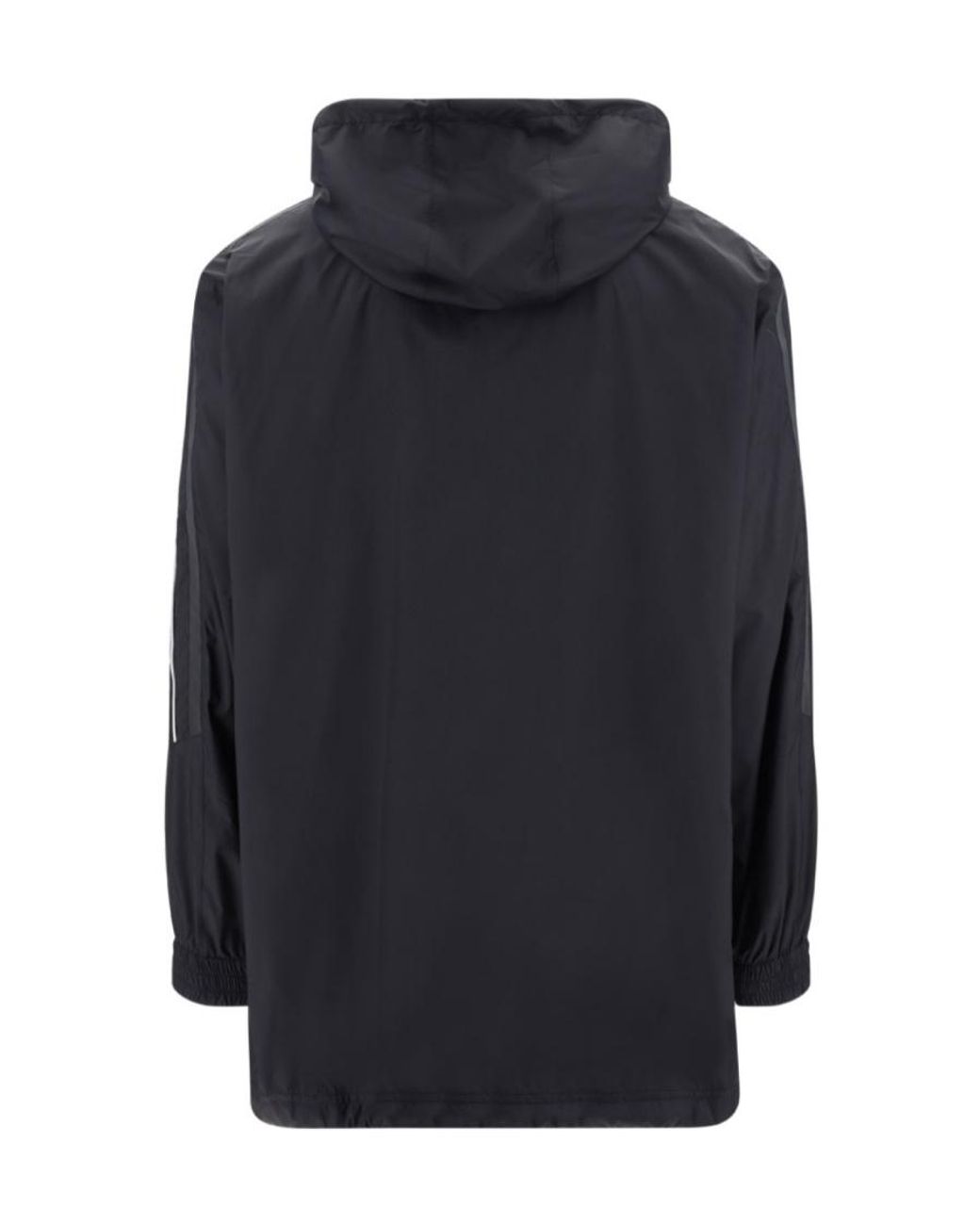 Givenchy Blue Logo Embroidered Hooded Jacket for men