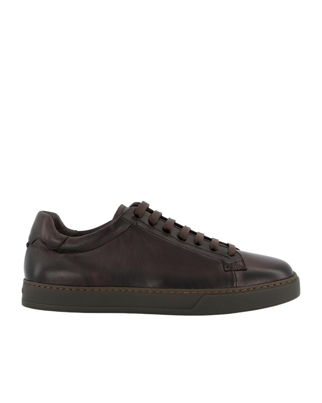 Doucal's Black Low Top Sneakers for men