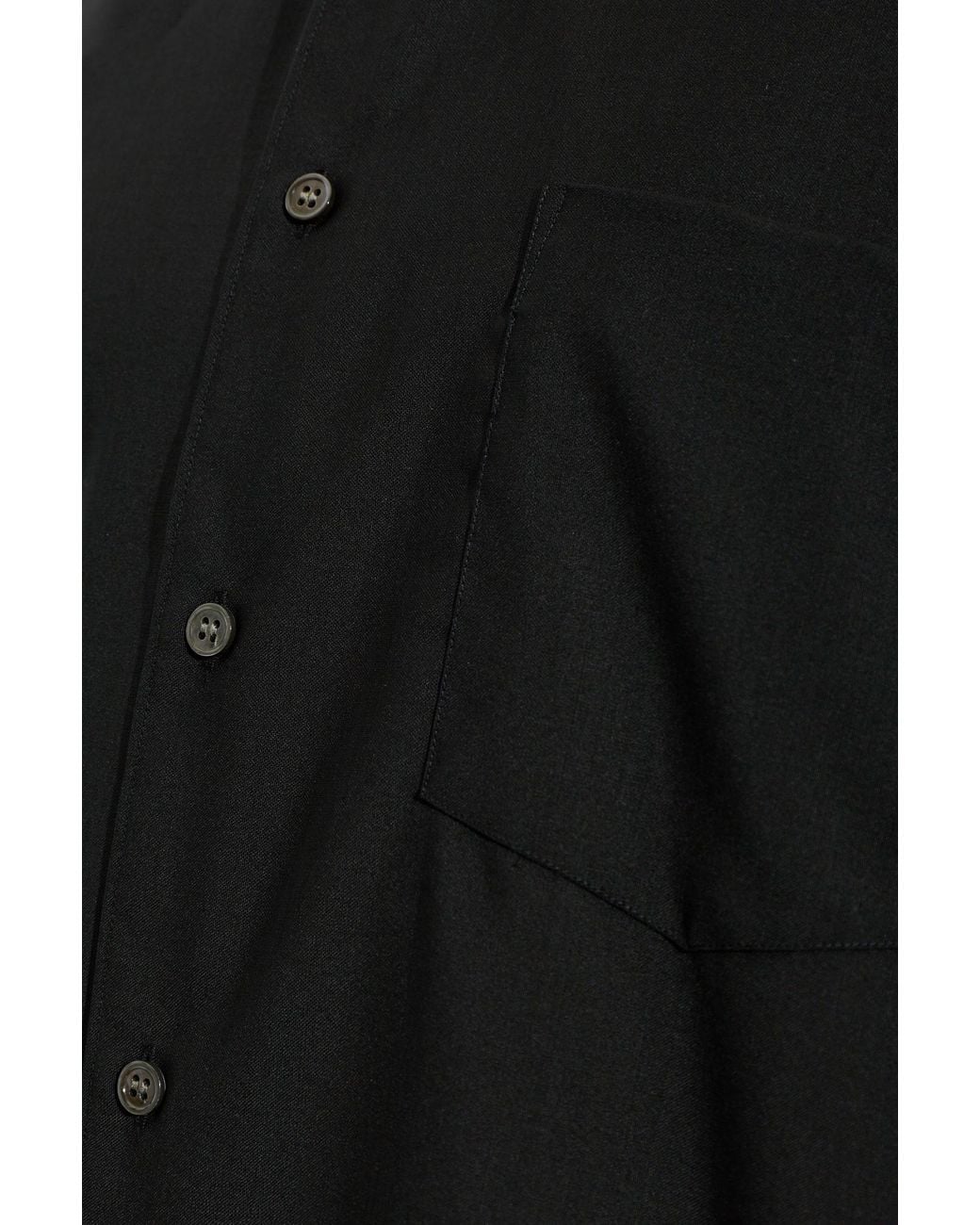 Comme des Garçons Black Comme Des Garçons Shirt Long-Sleeved Buttoned Shirt for men