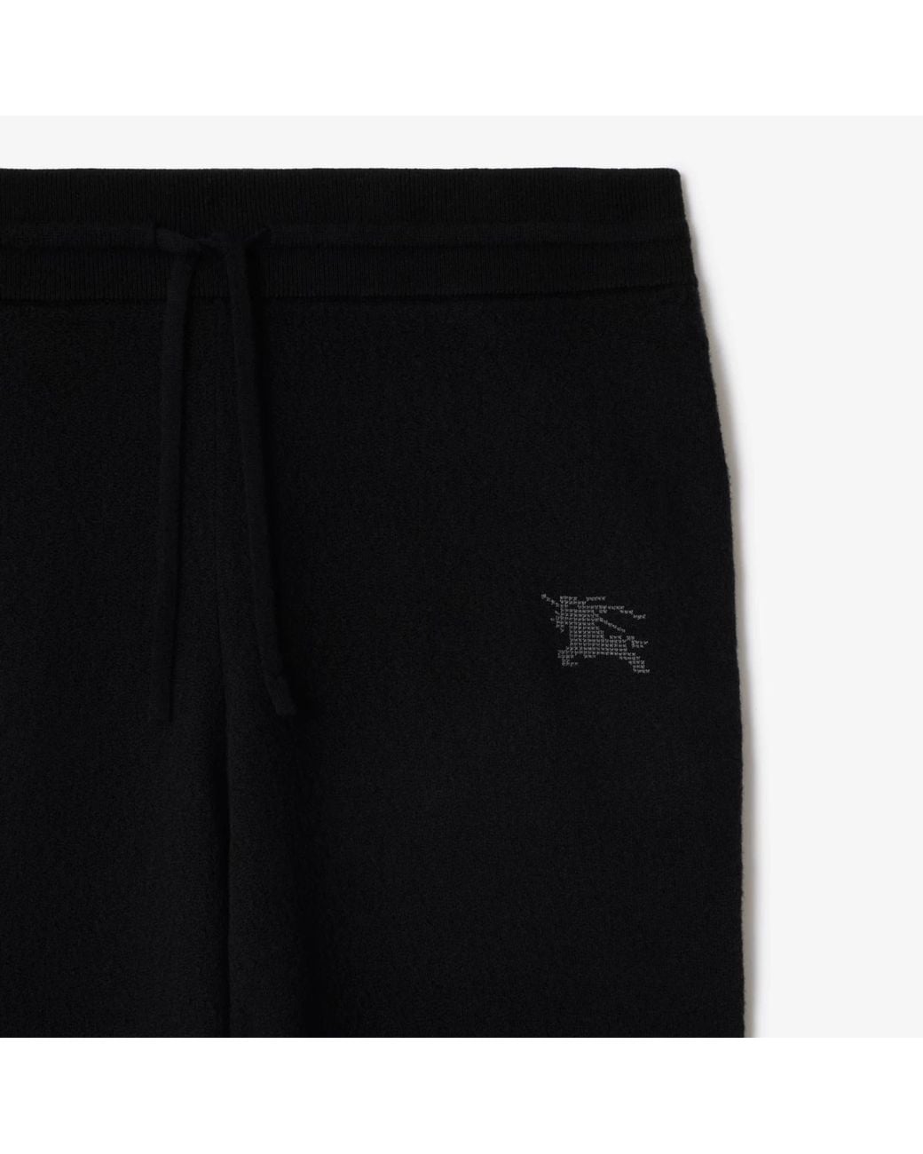 Burberry Black Wool Blend Track Pants for men