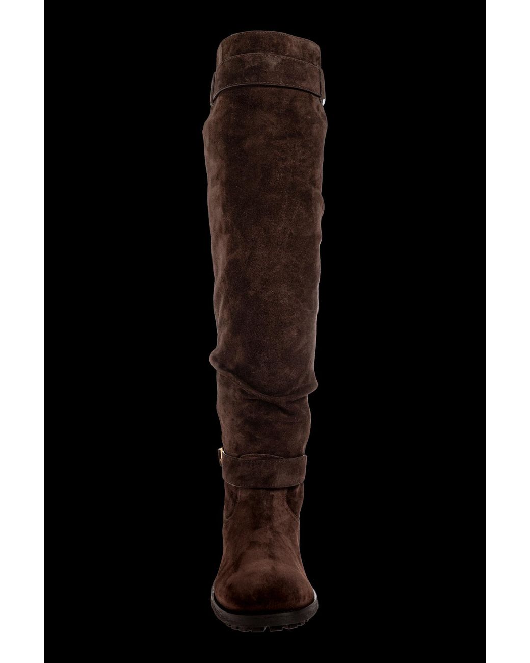 Jimmy Choo Brown Biker Knee Boots