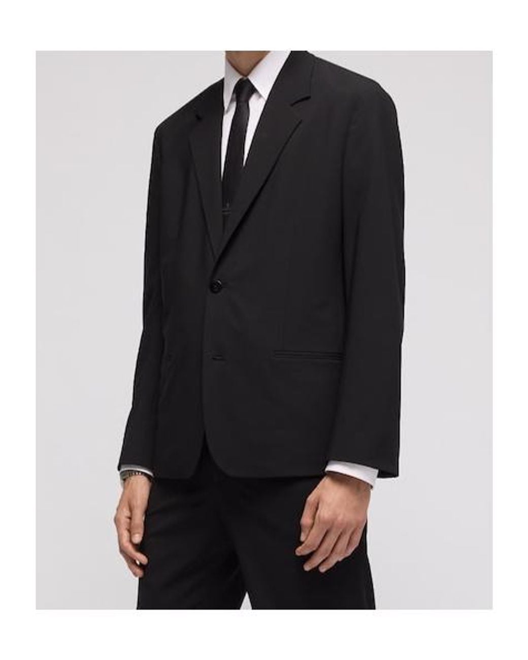 Gucci Black Technical Wool Blend Jacket for men
