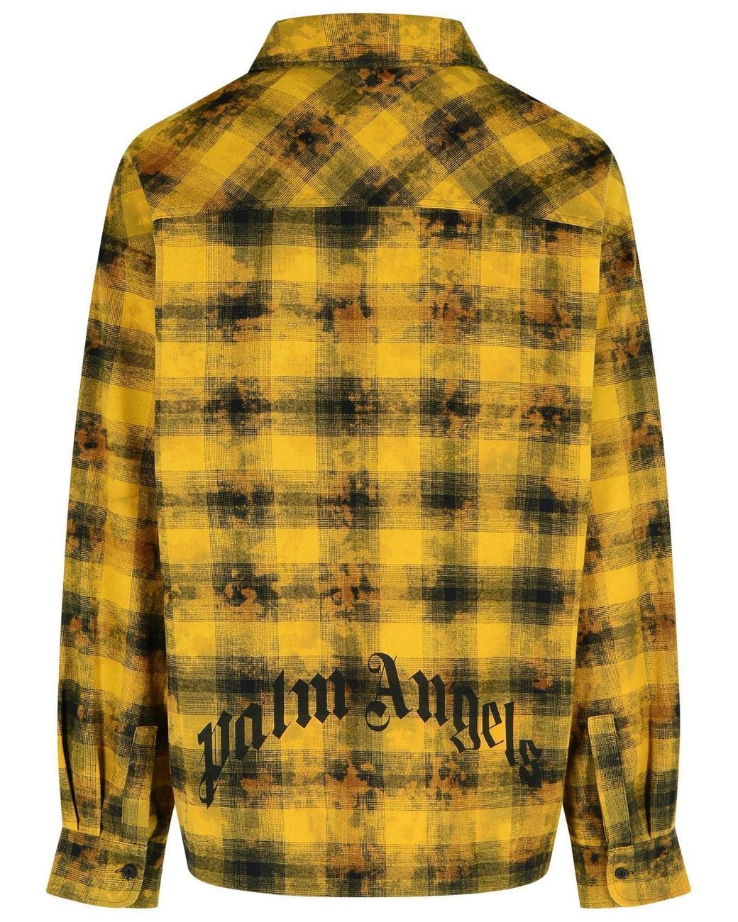 Palm Angels Yellow 'Army' Cotton Blend Shirt for men