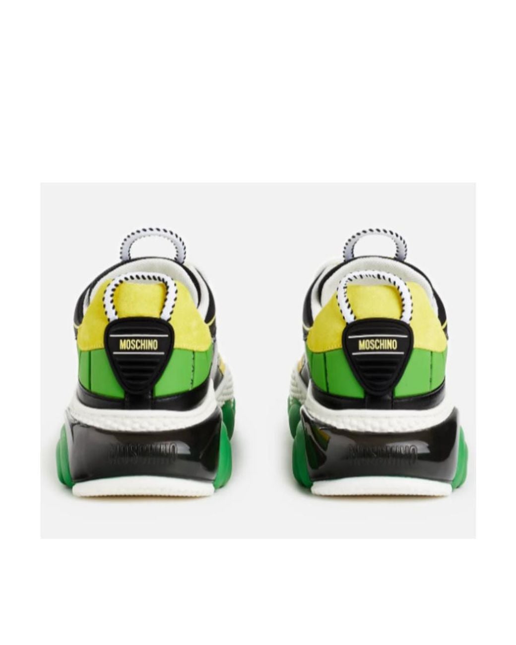 Moschino Green Logo Sports Shoes