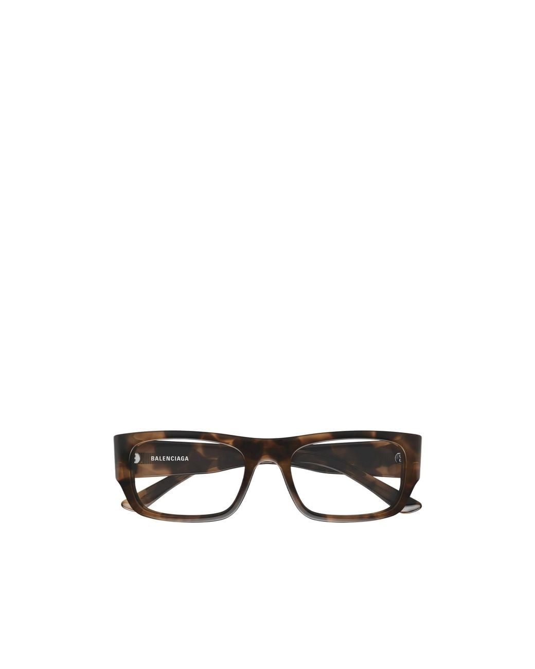 Balenciaga White Eyewear Rectangular Glasses And Frames for men
