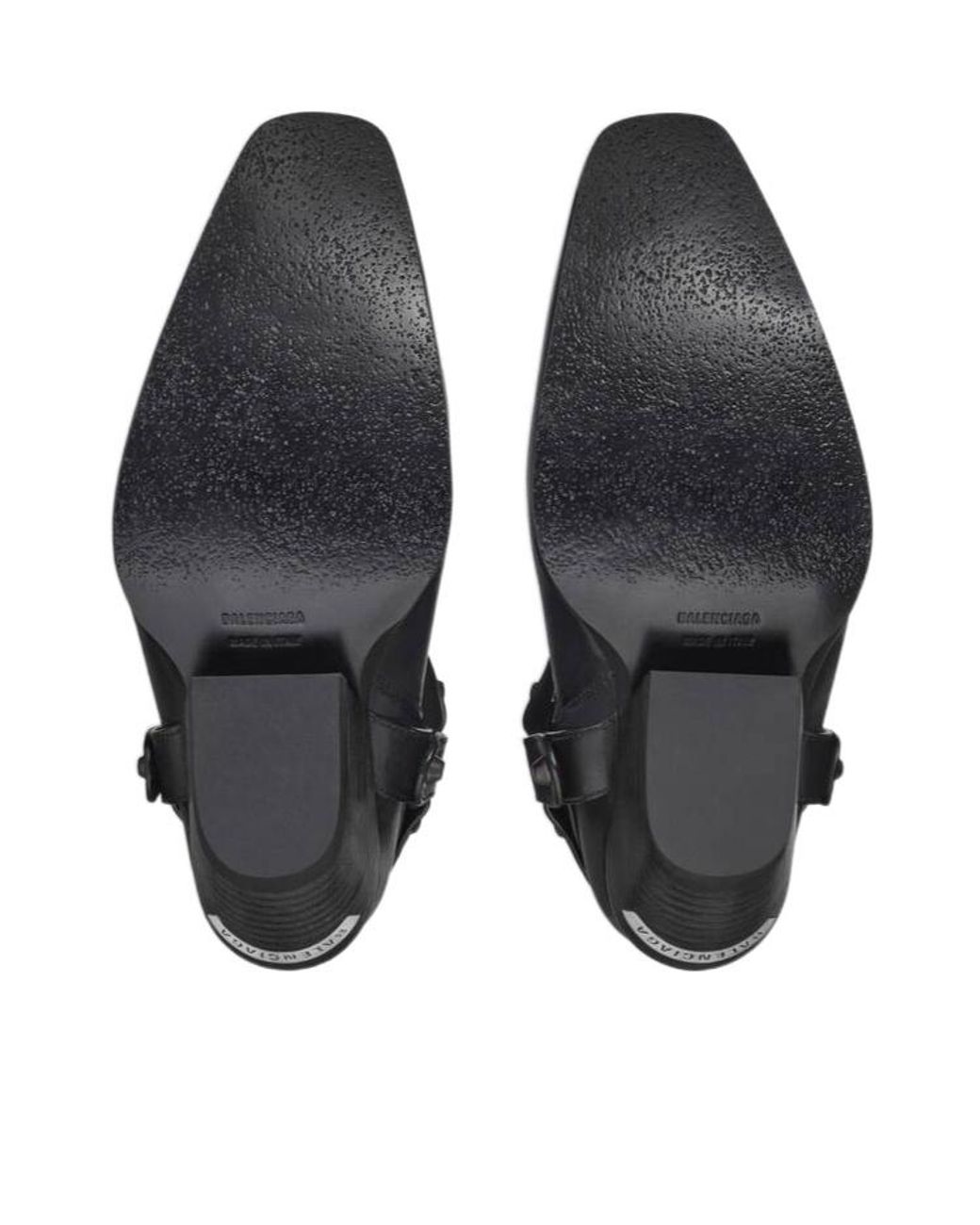 Balenciaga Black Memphis Harness Ankle Boots