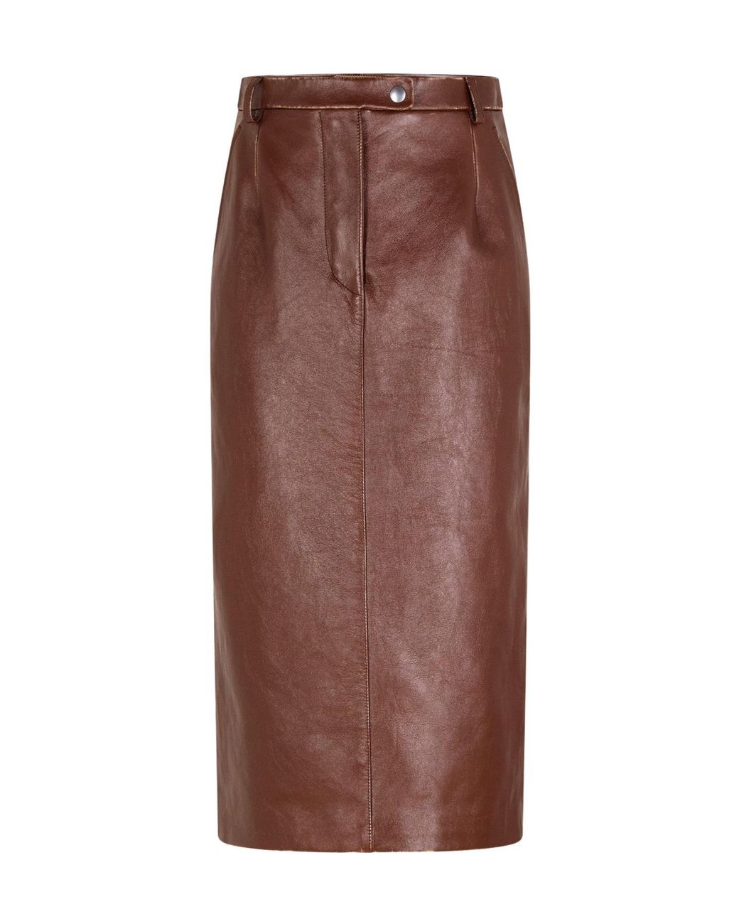 Prada Brown Casual And Versatile Midi Skirt