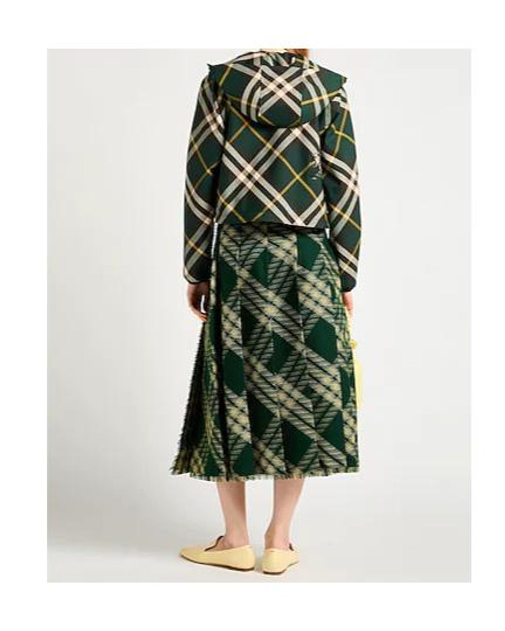 Burberry Green Long Skirts
