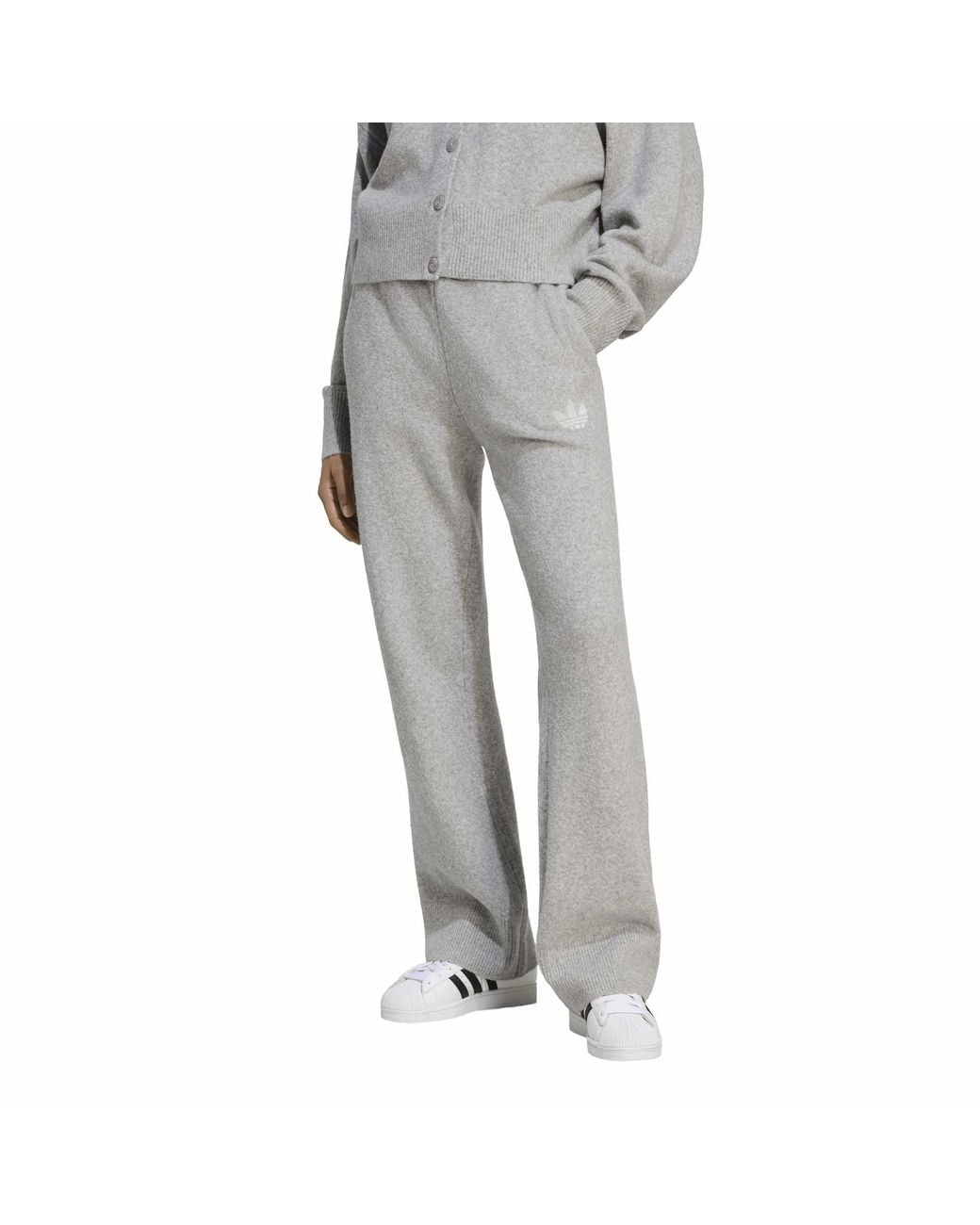 Adidas Originals Gray Comfortable Knitted Trousers