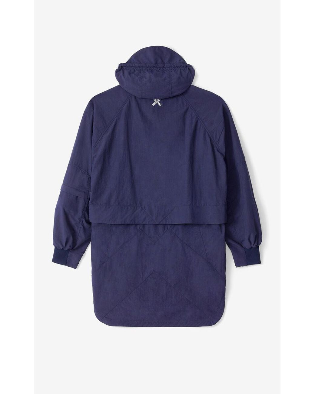 KENZO Blue Sport Little X Parka Coat