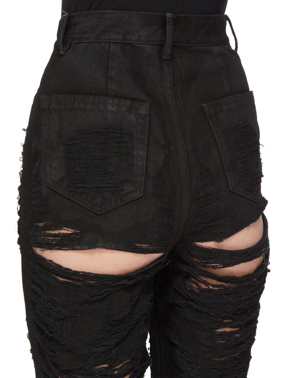 Rick Owens Black Bolan Jeans