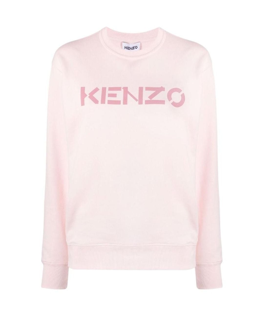 KENZO Pink Logo Design Sweater