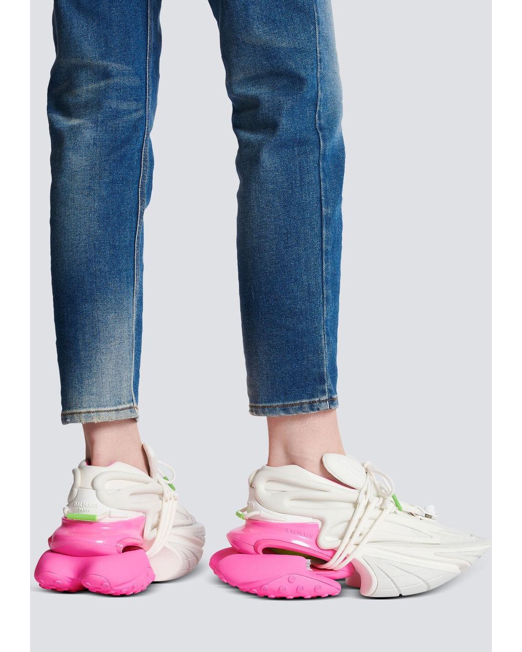 Balmain Pink Unicorn Sneakers