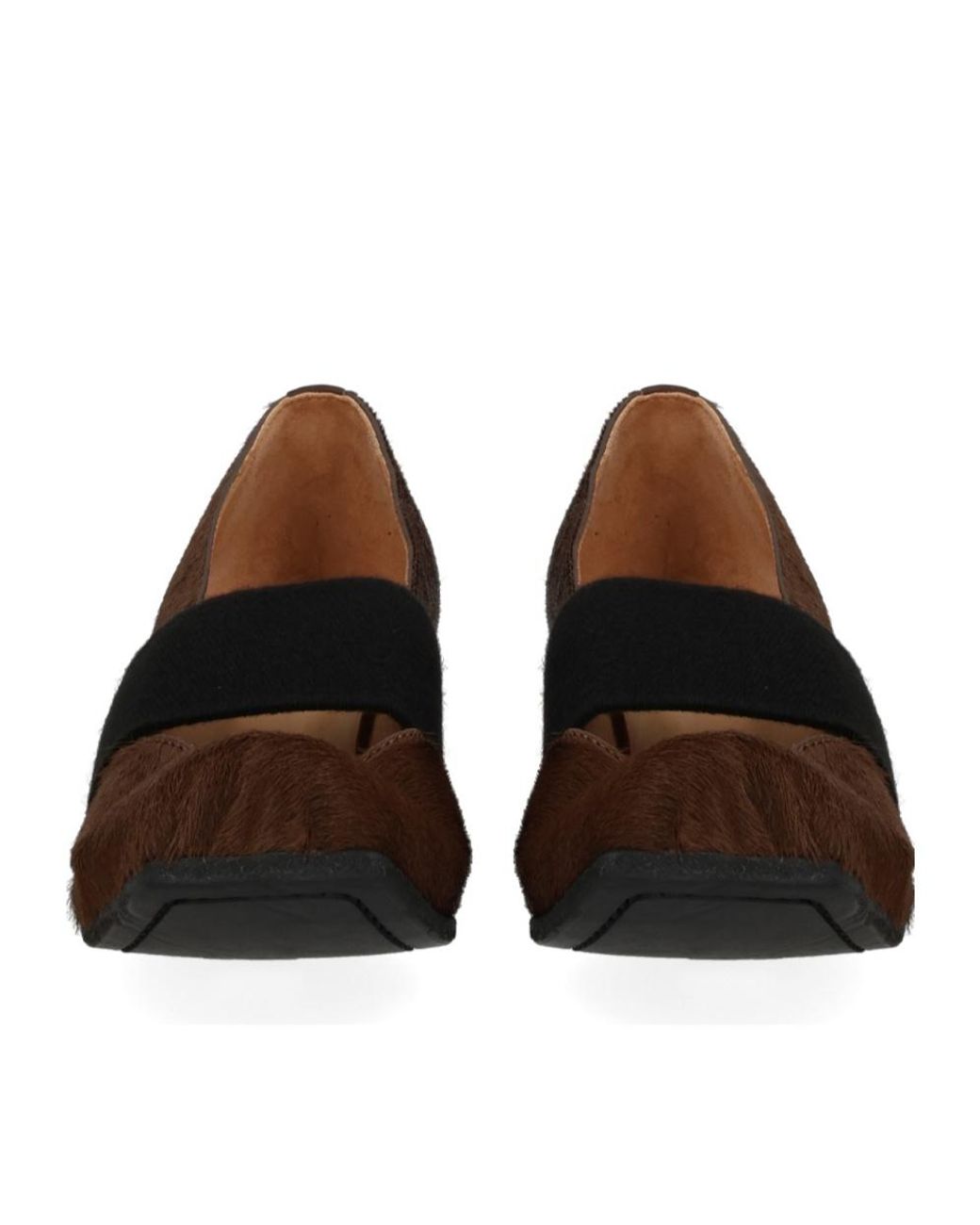 Uma Wang Brown Strappy Ballet Shoes
