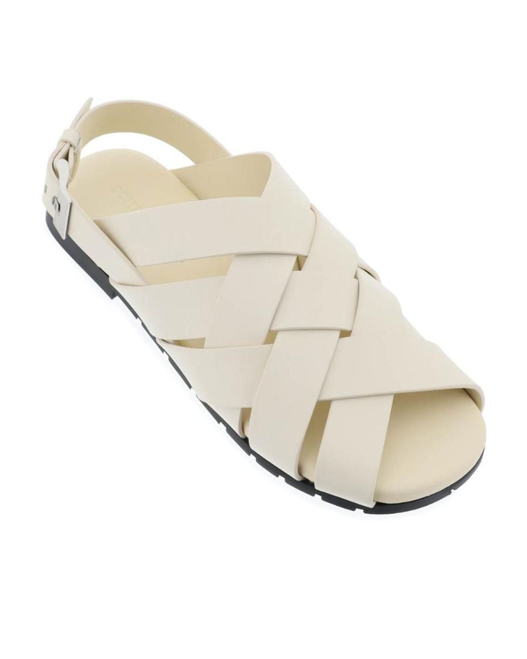 Bottega Veneta White Alfie Sandal for men