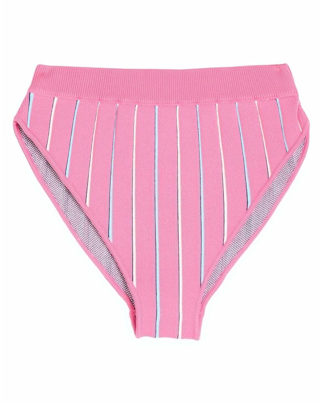 Marni Pink Striped Briefs