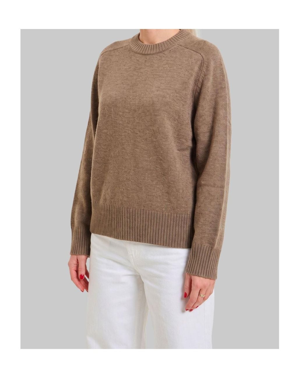 Loulou de Saison Brown Baltra Oversized Knitted Sweater
