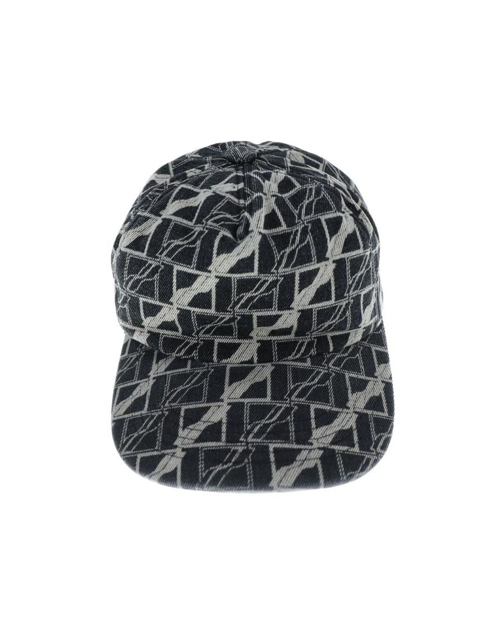 we11done Black Logo Baseball Hat for men