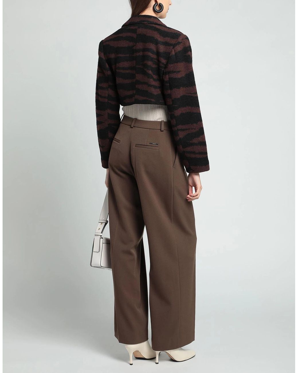 Ganni Black Cropped Casual Jacket