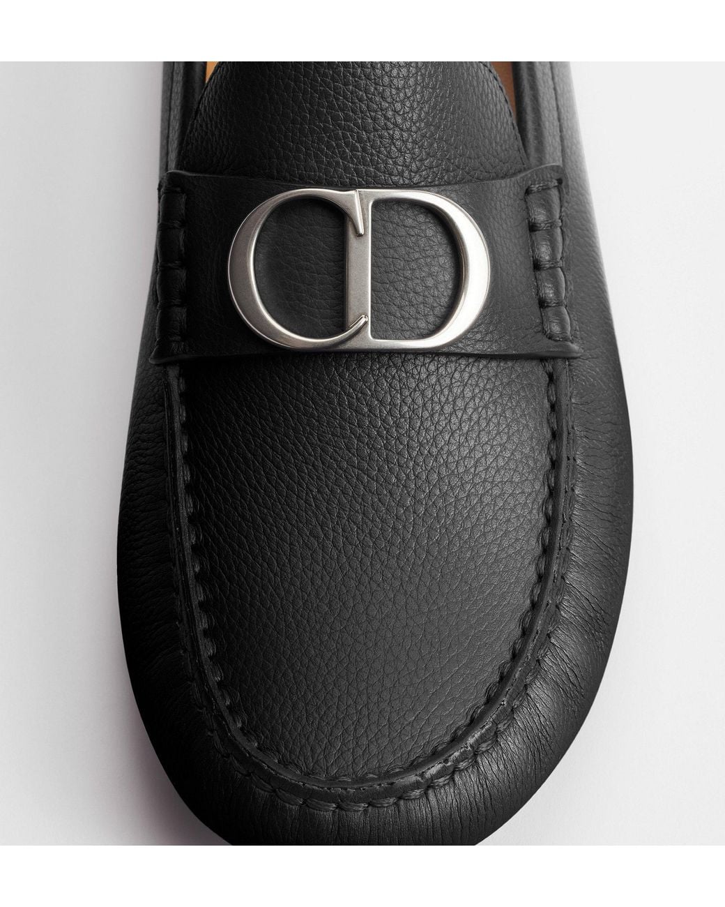 Dior Black Homme Roadie Buckle Loafers for men